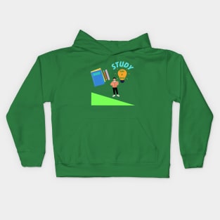 study take it easy Kids Hoodie